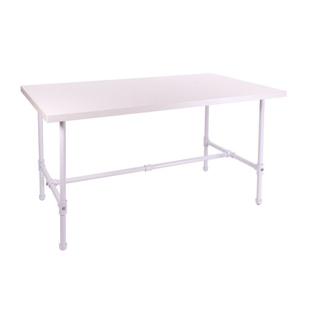 Econoco Pipeline Large Nesting Table, White PSNTLWHSET